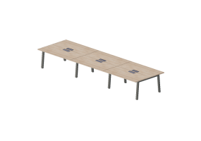 3D Schreibtische - B&uuml;rotisch - Modernform - Zynergy - ZY4814F34