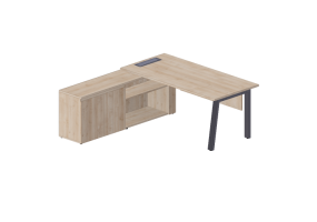 Scrivanie 3D - Scrivania per ufficio - Modernform - Zynergy - ZY1818LF34