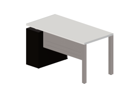 Escrivaninhas 3D - Escrivaninha de madeira - Modernform - Neon A - NA1407M2R