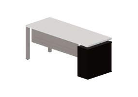 3D Desks - Wooden Desk - Modernform - Neon A - NA1807M2L