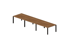 Scrivanie 3D - Scrivania in legno - Modernform - Neon A - NA3SL1612
