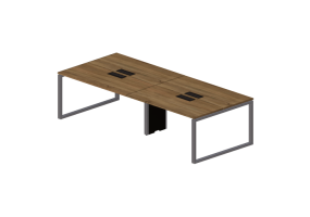 Scrivanie 3D - Scrivania in legno - Modernform - Cosmos O - DSD2812F34