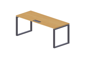 Escritorios 3D - Escritorio de madera - Modernform - Cosmos O - SD1870F34