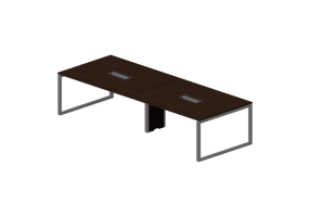 3D Desks - Wooden Desk - Modernform - Cosmos O - TB2412F34
