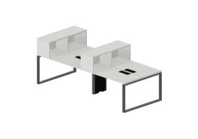 3D Schreibtische - Schreibtisch aus Holz - Modernform - Cosmos O - 2812F34
