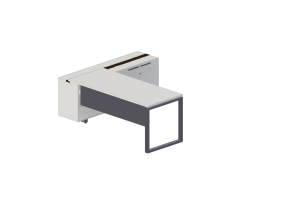 3D Desks - Wooden Desk - Modernform - Cosmos O - MGL1917