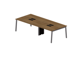 Escritorios 3D - Escritorio de madera - Modernform - Cosmos Z - DSD2812F34