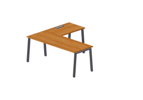 3D Desks - Wooden Desk - Modernform - Cosmos Z - SDRR1816F34