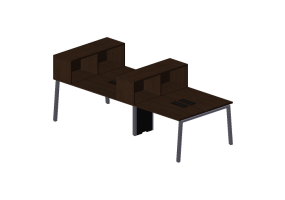 Escritorios 3D - Escritorio de madera - Modernform - Cosmos Z - 2812F34