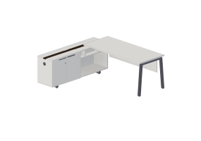 Bureaux 3D - Bureau en bois - Modernform - Cosmos Z - MGR1917