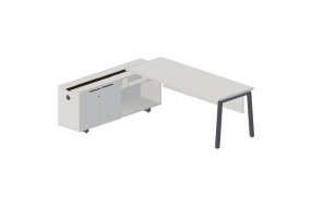 Escritorios 3D - Escritorio de madera - Modernform - Cosmos Z - MGR2117