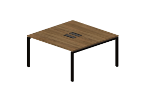Escritorios 3D - Escritorio de madera - Modernform - Cosmos U - DSD1414F34