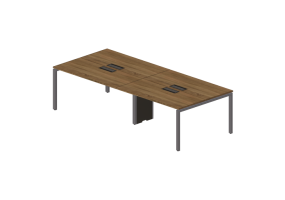 Bureaux 3D - Bureau en bois - Modernform - Cosmos U - DSD2812F34