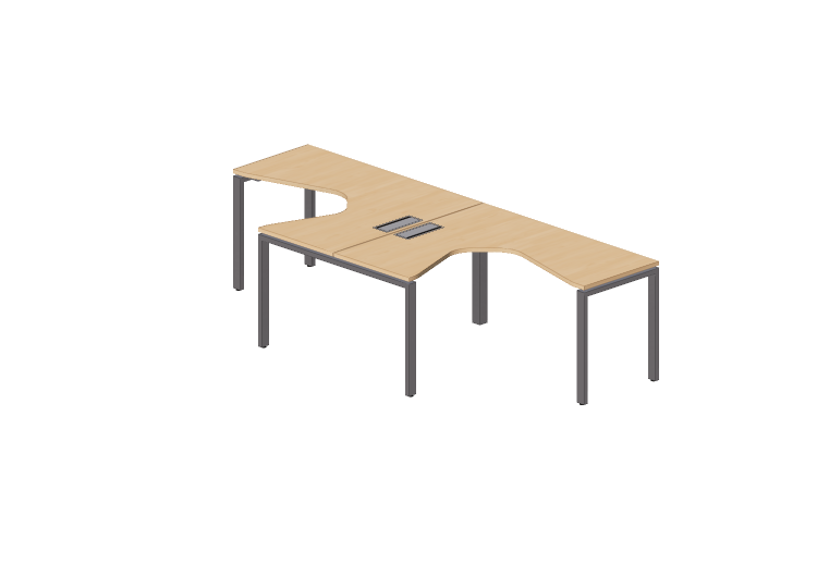 Bureaux 3D - Bureau en bois - Modernform - Cosmos U -... Bureaux 3D - Bureau en bois - Modernform - Cosmos U -...