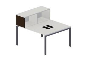 3D Desks - Wooden Desk - Modernform - Cosmos U - 1412F35