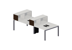 Scrivanie 3D - Scrivania in legno - Modernform - Cosmos U - 2812F35