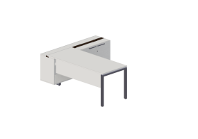 Escritorios 3D - Escritorio de madera - Modernform - Cosmos U - MGL1917