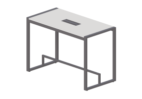 Tables 3D - Table de bureau - Modernform - Stand - STOR1608TB2