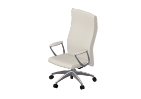 3D Stühle - Drehbarer Sessel aus Leder - Modernform - Serie 12 - M121LB - CFM411