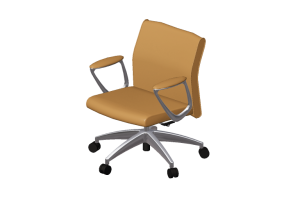 3D Chairs - Leather swivel chair - Modernform - Series 12 - E121NB - CFM409