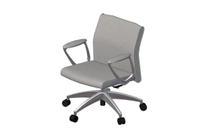 3D Chairs - Swivel chair in fabric - Modernform - Series 12 - E121NB - MET1