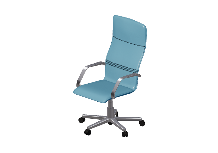 Sillas 3D - Sillón giratorio de cuero - Modernform - Serie... Sillas 3D - Sillón giratorio de cuero - Modernform - Serie...