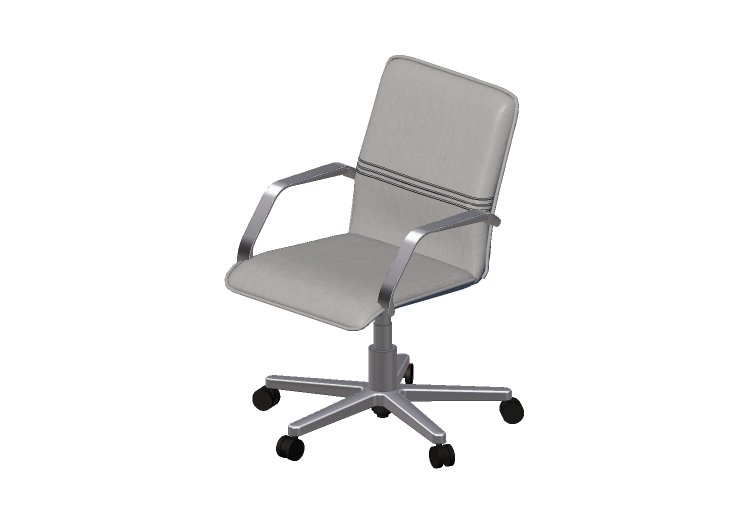 Sillas 3D - Silla giratoria de tela - Modernform - Serie 4... Sillas 3D - Silla giratoria de tela - Modernform - Serie 4...