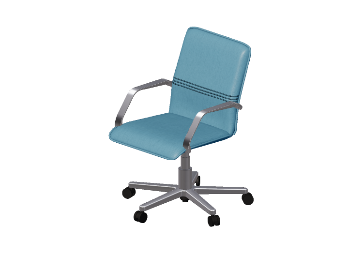 Chaises 3D - Chaise pivotante en tissu - Modernform - Série... Chaises 3D - Chaise pivotante en tissu - Modernform - Série...