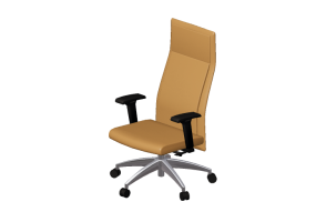 Chaises 3D - Fauteuil tournant en cuir - Modernform - S&eacute;rie 9S - M91SLB - A2C - CFM409