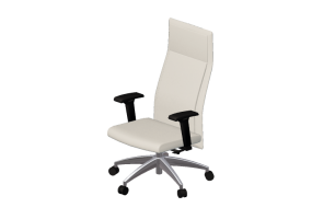 3D St&uuml;hle - Drehbarer Sessel aus Leder - Modernform - Serie 9S - M91SLB - A2C - CFM411