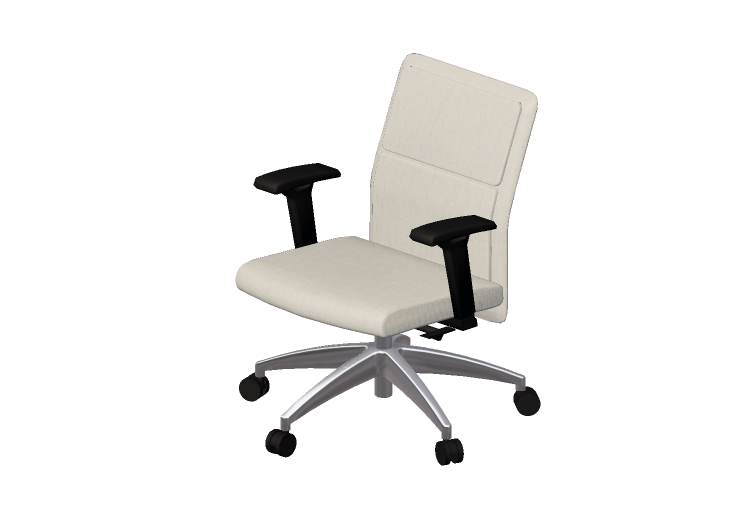 Sillas 3D - Silla giratoria de tela - Modernform - Serie 9S... Sillas 3D - Silla giratoria de tela - Modernform - Serie 9S...