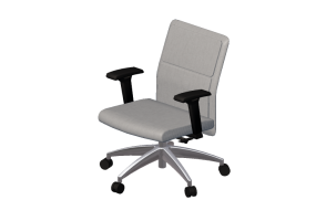 Sedie 3D - Sedia girevole in tessuto - Modernform - Serie 9S - E92SLB - A2C - MET1