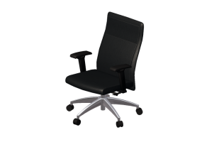 3D St&uuml;hle - Drehbarer Sessel aus Leder - Modernform - Serie 9S - M91SLB - A2C - MEAD