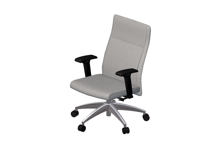 Sillas 3D - Sillón giratorio de cuero - Modernform - Serie... Sillas 3D - Sillón giratorio de cuero - Modernform - Serie...