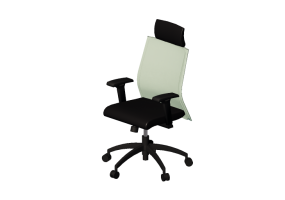 Sedie 3D - Poltrona girevole in pelle - Modernform - Serie 11 - M111 - A2B - F10003 - F193