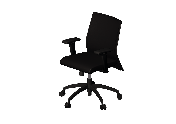 Sillas 3D - Silla giratoria de cuero - Modernform - Serie... Sillas 3D - Silla giratoria de cuero - Modernform - Serie...