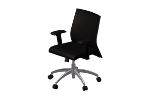 Chaises 3D - Chaise pivotante en Tissu - Modernform - S&eacute;rie 11 - E111 - A2C - F10001 - F193