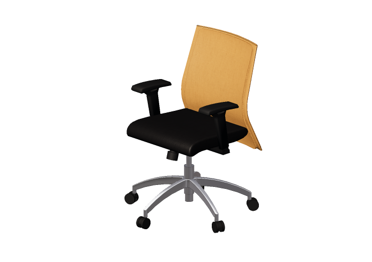 Sillas 3D - Silla giratoria de Tela - Modernform - Serie 11... Sillas 3D - Silla giratoria de Tela - Modernform - Serie 11...