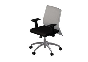 Sillas 3D - Silla giratoria de Tela - Modernform - Serie 11 - E111 - A2C - F10006 - F193