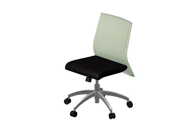Chaises 3D - Chaise pivotante en Tissu - Modernform - Série... Chaises 3D - Chaise pivotante en Tissu - Modernform - Série...