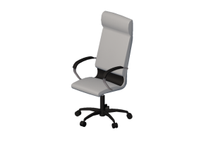 Sillas 3D - Sillón giratorio de cuero - Modernform - Serie SL - SL3R - F172
