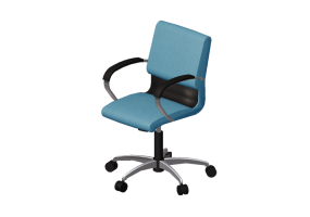 Chaises 3D - Chaise pivotante en Tissu - Modernform - S&eacute;rie SL - SL1RA6 - F183