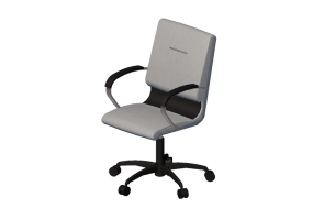 Sillas 3D - Sillón giratorio de tela - Modernform - Serie SL - SL2RA6 - F172
