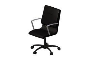 Chaises 3D - Fauteuil tournant en tissu - Modernform - S&eacute;rie SL - SL2R - F117