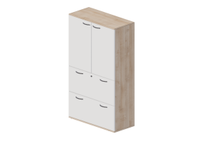 Biblioth&egrave;que 3D - Armoire de rangement de documents - Modernform - Universal 2 E