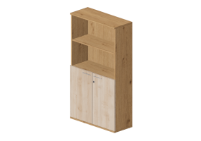 3D B&uuml;cherregal und Beh&auml;lter - Aktenschrank f&uuml;r Dokumente - Modernform - Universal 2 S