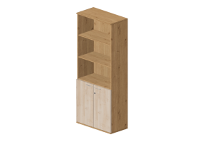 3D B&uuml;cherregal und Beh&auml;lter - Aktenschrank f&uuml;r Dokumente - Modernform - Universal 2 S