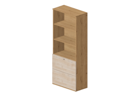 Biblioth&egrave;que 3D - Armoire de rangement de documents - Modernform - Universal 2 S