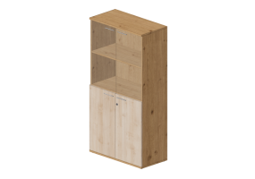 3D B&uuml;cherregal und Beh&auml;lter - Aktenschrank f&uuml;r Dokumente - Modernform - Universal 2 S