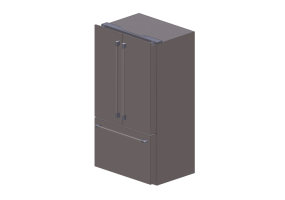 3D Haushaltger&auml;te - Kombinierter K&uuml;hlschrank &ndash; Monogram - ZWE23ESNSS